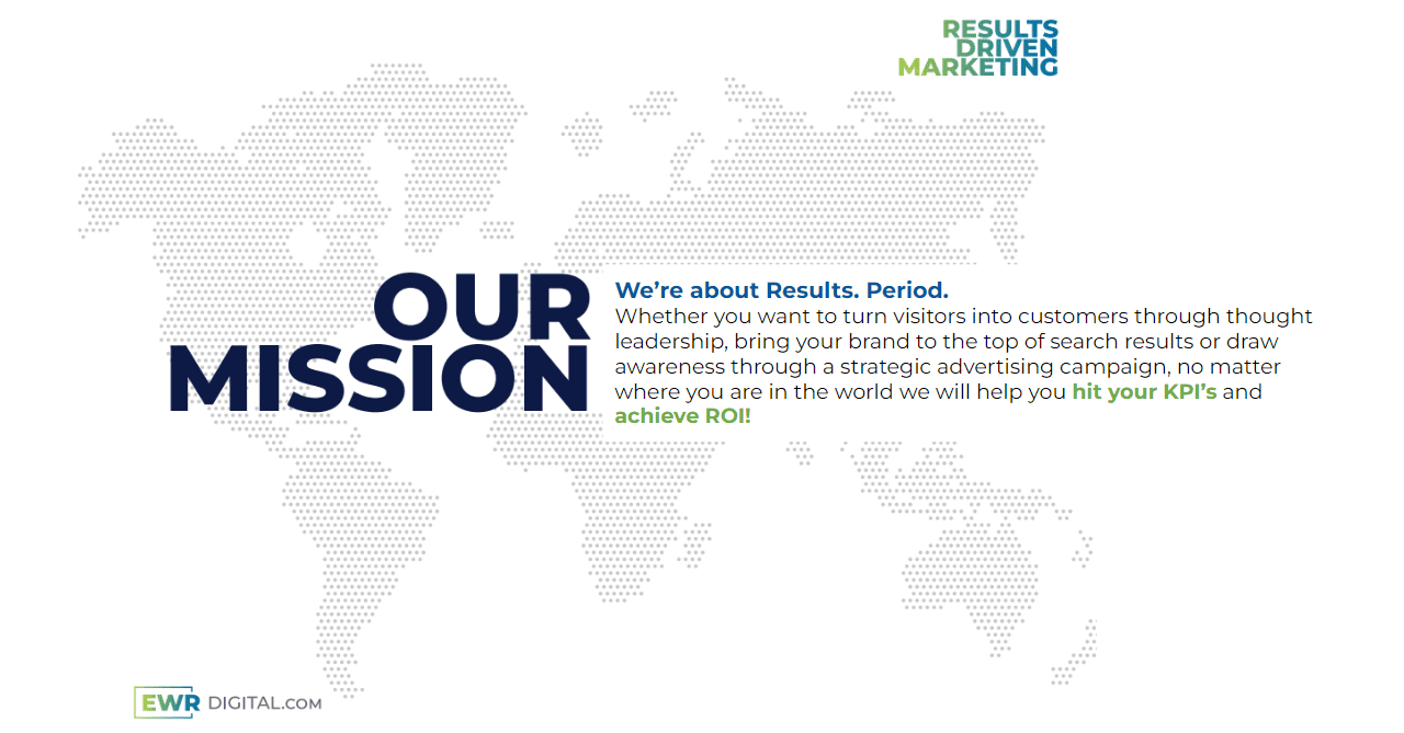 Our Global Mission: EWR Digital